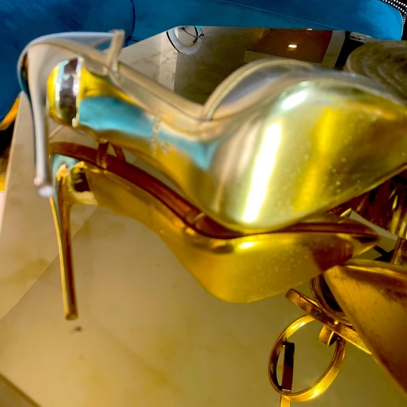 Jessica Rich Love Pump gold size 7 - Picture 4 of 6